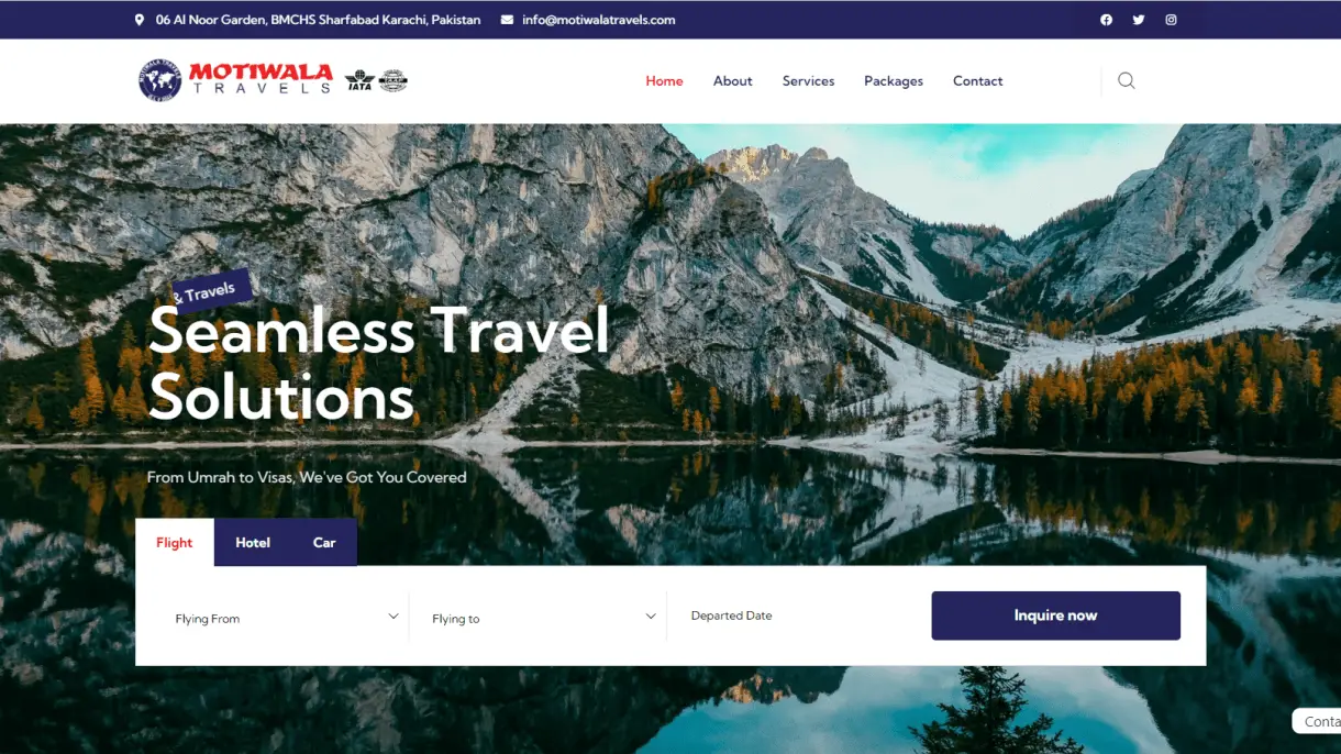 motiwalatravelswebsite