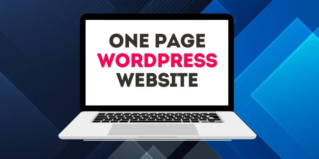 Onepage WordPress Website