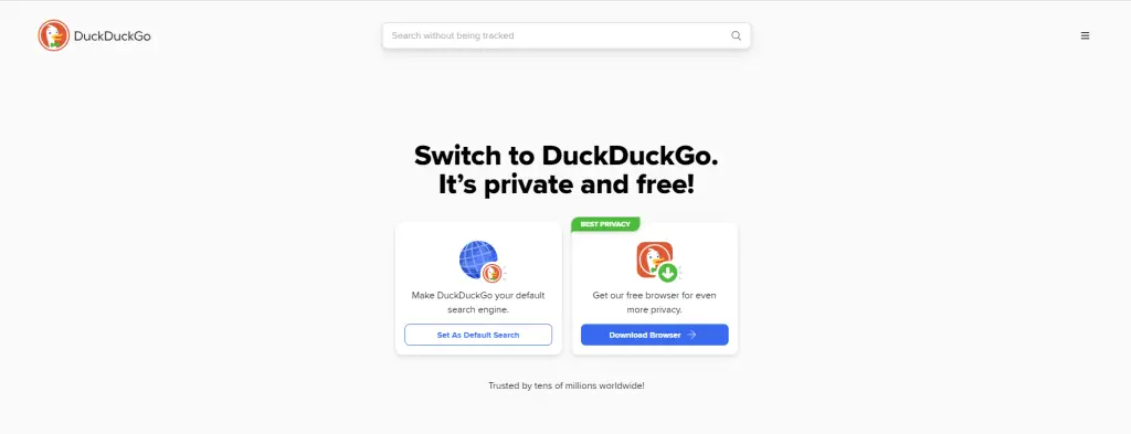 image 1 DuckDuckGo Search Engine