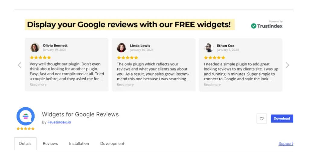 image 3 Widgets for Google Reviews