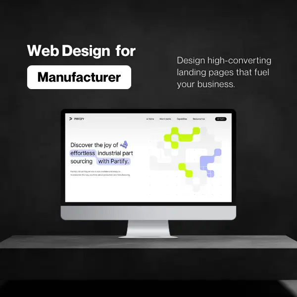 Web Design for Manufacturer Web Design for Manufacturer