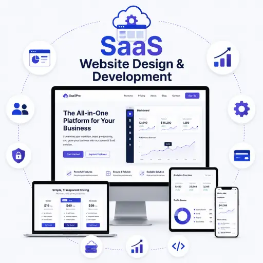SaaS Website Design Development SaaS Website Design & Development